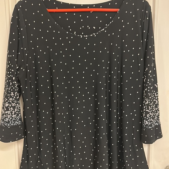 Party dress in size L in high quality Korean fabric with lining ! NWOT - Picture 3 of 7